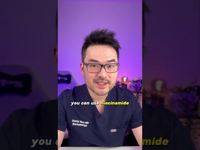 When to use niacinamide #dermatologist #skincare #niacinamideserum