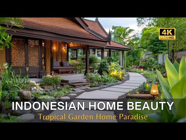 Tropical Paradise: Unveiling the Beauty of Indonesian Heritage in Garden Home Design