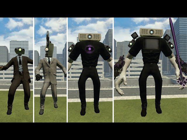 EVOLUTION OF TITAN PROJECTOR MAN! skibidi toilet - Garry's Mod