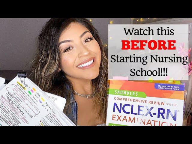 6 Things that YOU can do to Prepare you for Nursing School | MUST WATCH