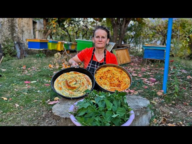 Albanian Nettle Pie & Pasta Feast – Can You Handle This Combo?! 