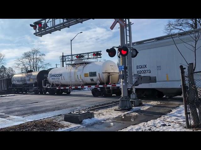 Eastbound CPKC hauls through Chatham. Feb 24, 2025