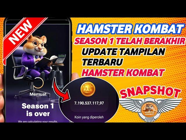 Update Hamster Kombat Withdrawal Season 1 Snapshot | Hamster Kombat Season 1 is Over