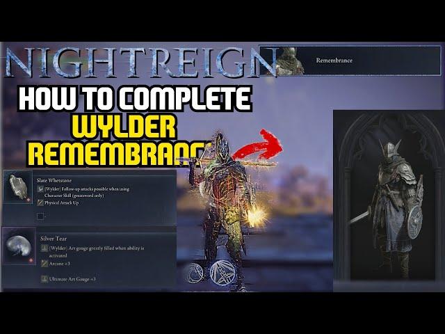 WYLDER REMEMBRANCE QUEST! STEP BY STEP GUIDE