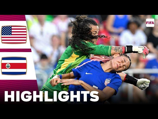 United States vs Costa Rica | Highlights | Women's International Friendly 16-07-2024