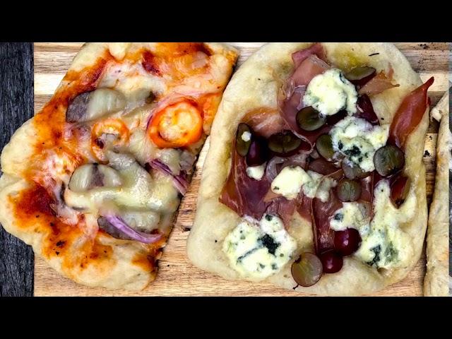 Feast Magazine's Campfire Cooking: Grilled Pizzas sponsored by Strack & Van Til