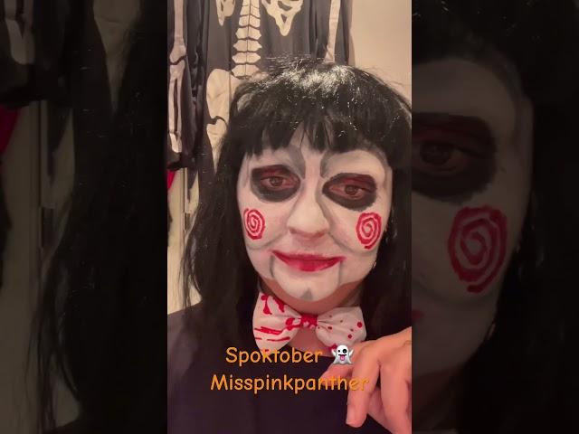 Soooktober Halloween  Tutorial #halloween2023#youtubeshorts#misspinkpanther#