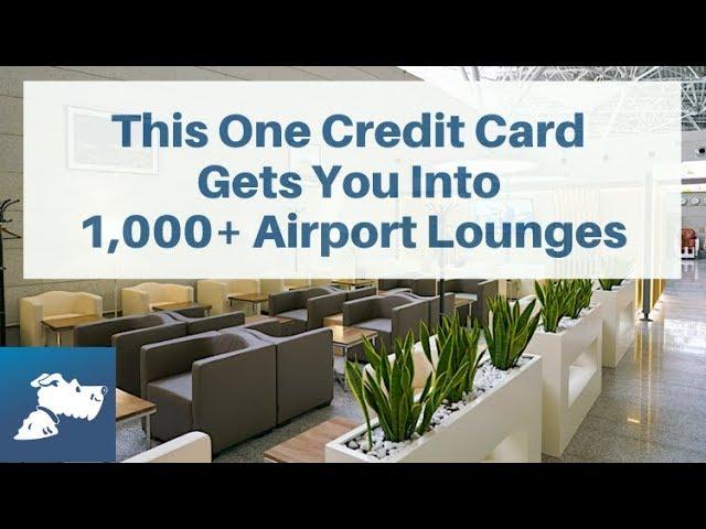 This One Credit Card  Gets You Into  1,000+ Airport Lounges | Airfarewatchdog