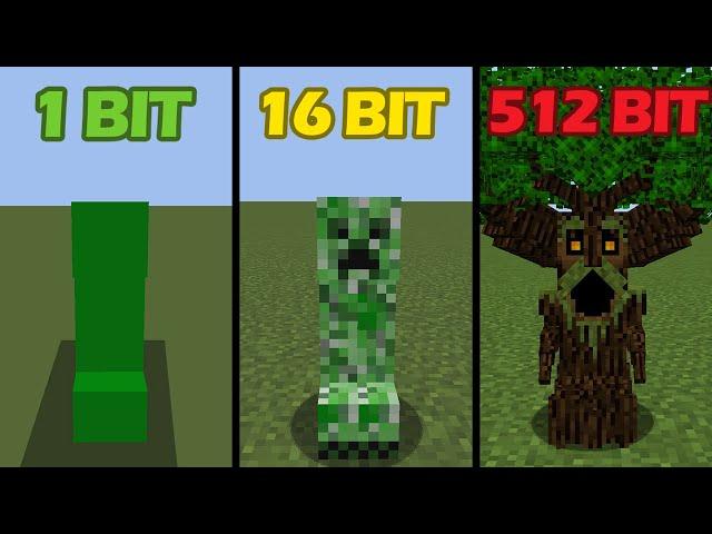 creeper 1 bit 2 bit 4 bit 8 bit 16 bit 32 bit 64 bit 128 bits 256 bit 512 bit