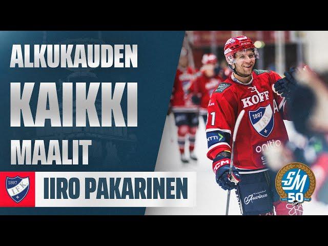 Iiro Pakarisen alkukauden kaikki 23 maalia