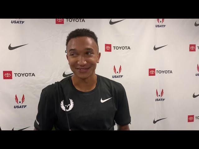 Donavan brazier says he has never run an hour in his life