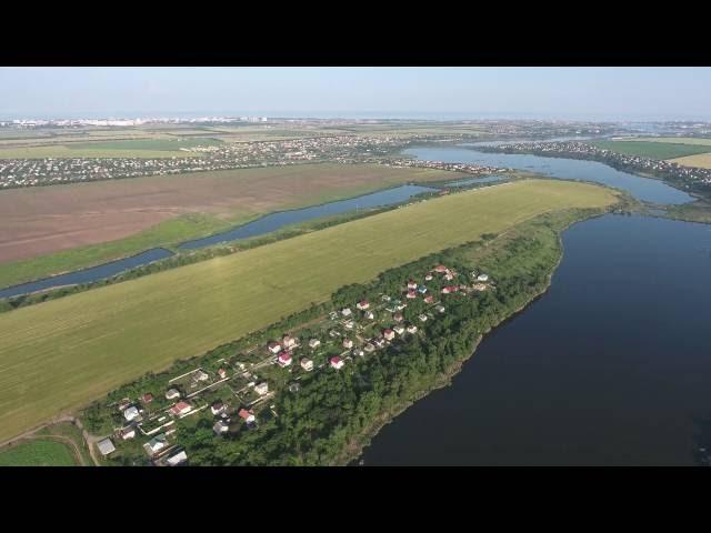 Гребной канал в Одесской области с высоты птичьего полета