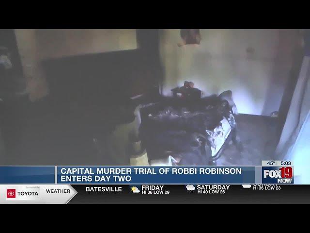 Capital murder trial of Robbi Robinson enters day two