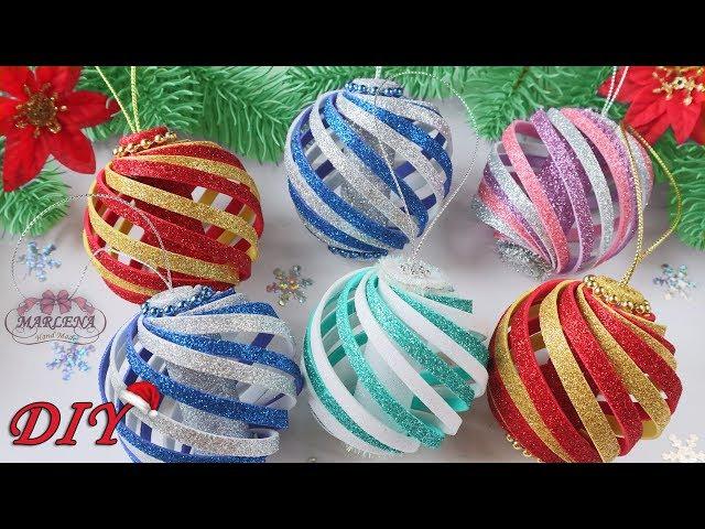  Christmas tree decorations  from foamiran / Christmas decor