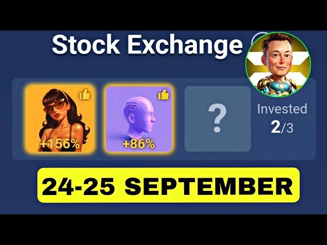 X Empire Investment Fund Today 24 September | Musk Empire Daily Combo | X Empire Investment Today