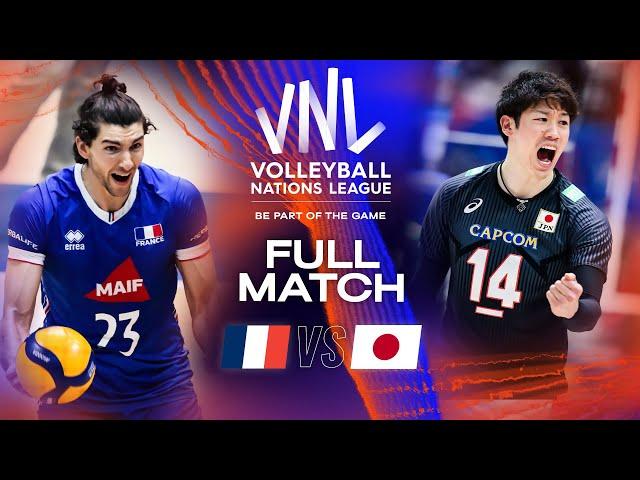 Japan beating 2024 VNL champions!  - Japan vs. France - Full Match | Men's VNL 2023