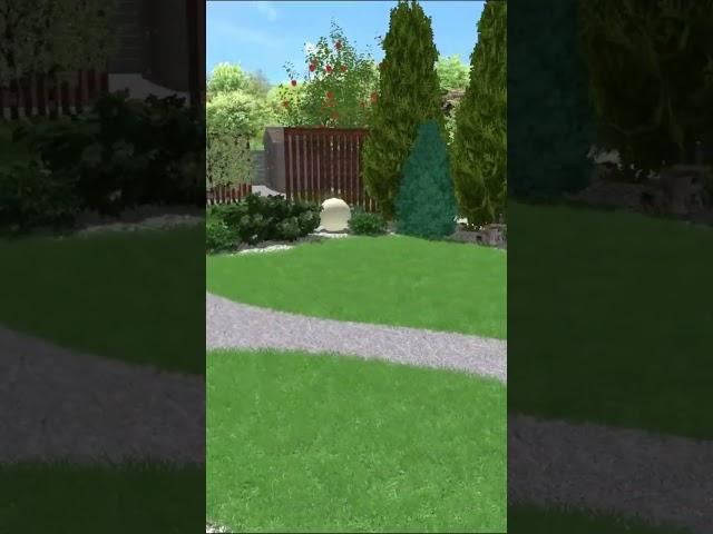Дизайн проект ландшафта 3D прогулка: полное видео скоро на канале. Услуги дизайнера ландшафта.