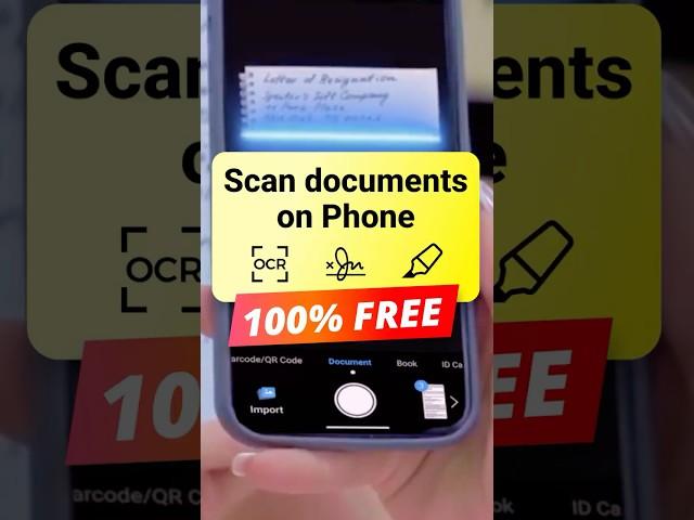 Scan Documents on Phone for Free | PDFgear Scan