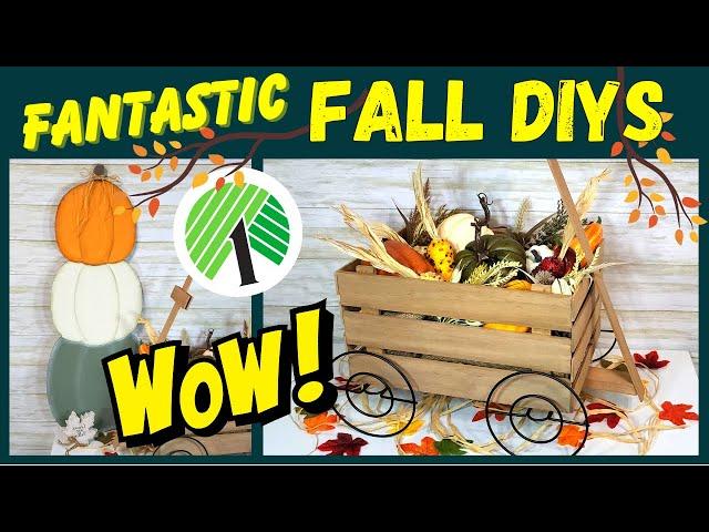 *GENIUS* Dollar Tree FALL DIY HACKS - High-End Home Decor on a Budget