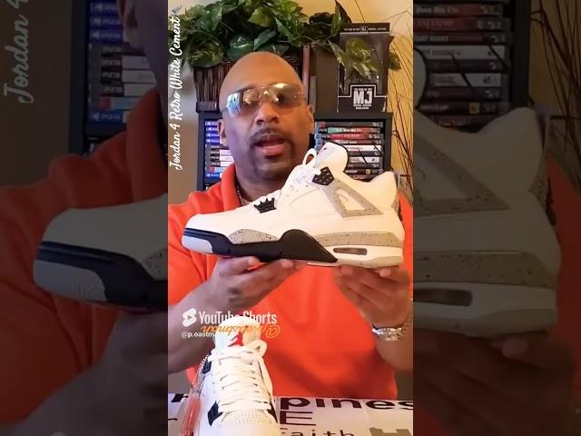 Jordan 4 Retro White Cement #aj4 #og #sneakers