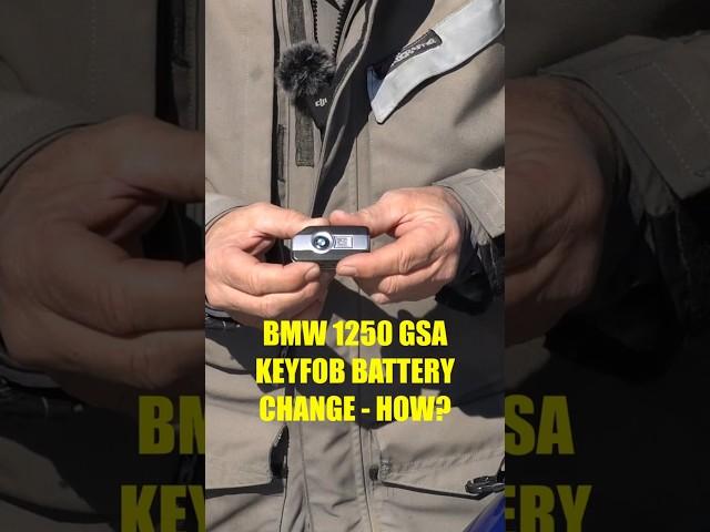 BMW 1250 GS Key Fob Battery Replacement Is Very Easy NOW #bmw1250gsa #bmw1250gskeyfob