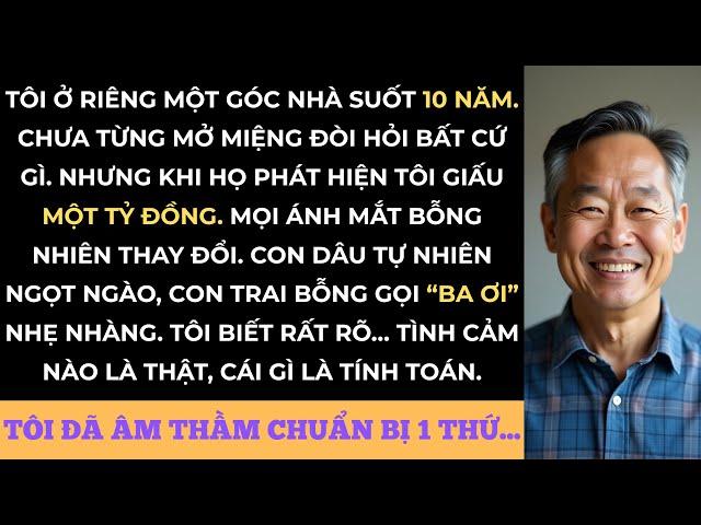 Tôi Giấu Một Tỷ Dưỡng Già – Khi Cả Nhà Biết Được, Thái Độ Của Chúng Khiến Tôi Muốn Im Lặng Mãi Mãi