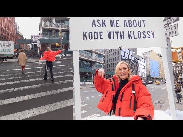 Taking to NYC Streets to Announce Kode With Klossy!! | Karlie Kloss