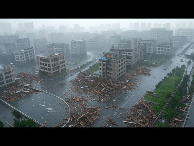 Just now! China's first Typhoon (Wutip) of 2025 hit Hainan with destructive winds