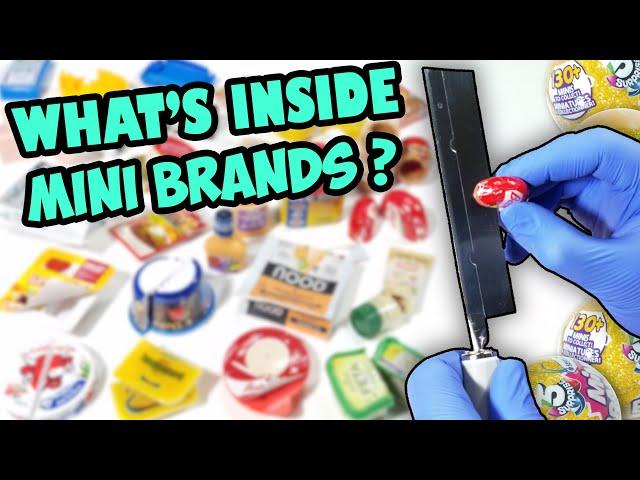 CUTTING & OPENING Mini Brands Series 2 to see WHAT'S INSIDE