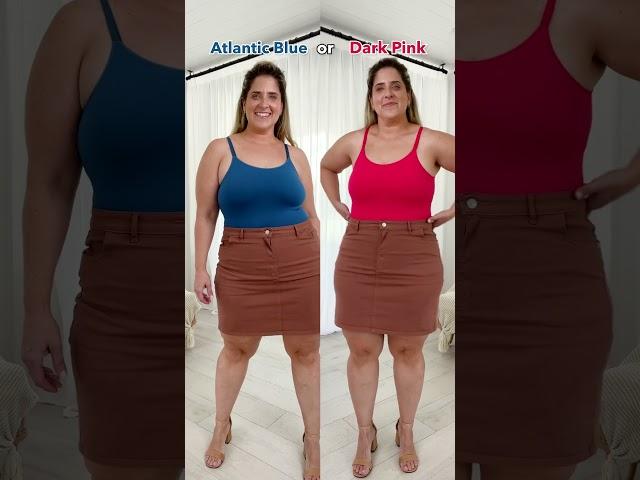 One Cami, So Many Spring Looks  (Color Try-On!) #shortsviral #shorts