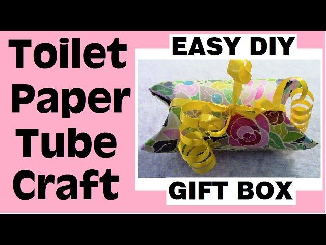 DIY Toilet Paper Tube Craft - Gift Box or Treat Container - So Easy