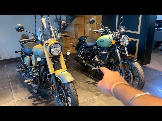 2025 All New Royal Enfield Classic 350 vs Meteor 350 New Model Full Comparison