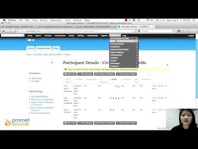 Create a Profile in CiviCRM