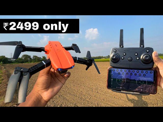 DRONES WALLAH E88 PRO DRONE UNBOXING & REVIEW | ₹2499 ONLY