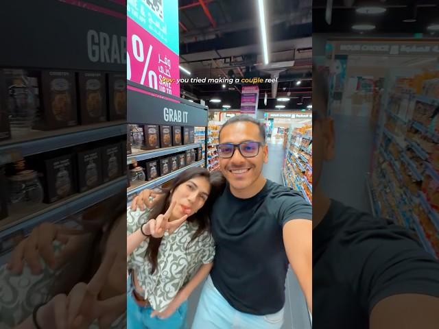 Giving “couple goals” straight outta aisle 5  #wanderwithsky