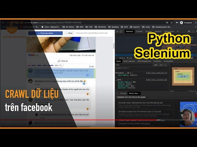 Chi tiết cách login và crawl dữ liệu từ Facebook bằng Python - Mì AI