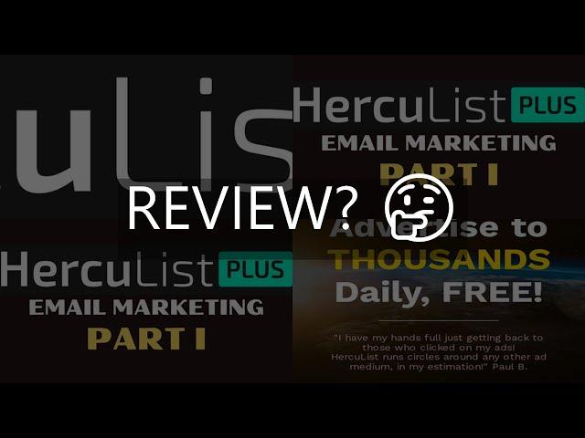 herculist review  is this traffic exchange site worth your time