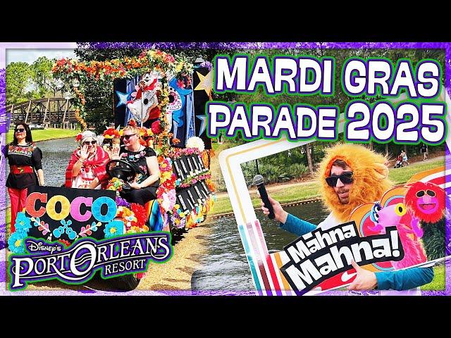 Disney’s Port Orleans Mardi Gras Pargo Parade 2025