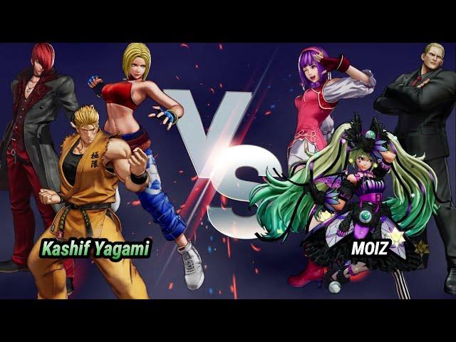 KOFXV KashifYagami ️|Iori|Ryol|BlueMary vs Moiz  ️|Geese|Athena|Sylvie #viralvideos #video