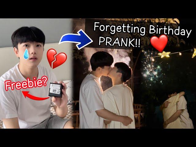 Forgetting Birthday Prank On BoyfriendFirework French Kiss [BL Couple]