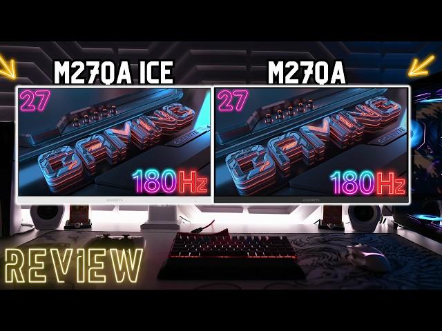 Gigabyte M27QA ICE (Advanced) & M27QA Black Review : 180Hz 27-inch 1440P Gaming Monitor Under $300