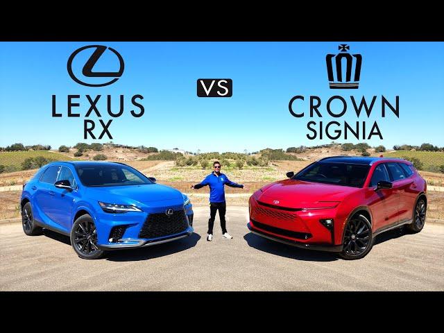 SIMILAR SIBLINGS?? -- 2025 Toyota Crown Signia vs. 2025 Lexus RX 350: Comparison