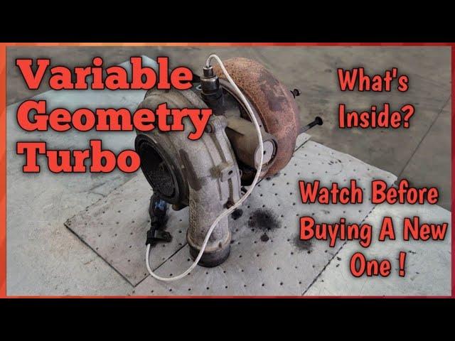 VGT. Variable Geometry Turbo. What's Inside. Common Problems Explained. Fix It Or Buy A New One?