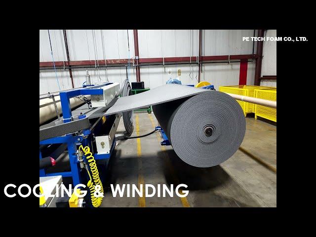 Chemical Cross-Linked PE foam sheet production machine