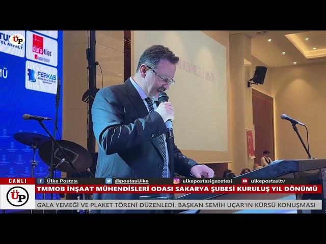 TMMOB İNŞAAT MÜHENDİSLERİ ODASI SAKARYA ŞUBESİ KURULUŞ YIL DÖNÜMÜ GALA GECESİ