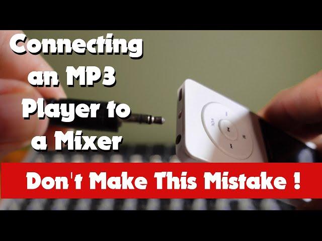 Connecting an MP3 Player to the Sound System. Don't make this mistake! ( Laptop and Bluetooth too )