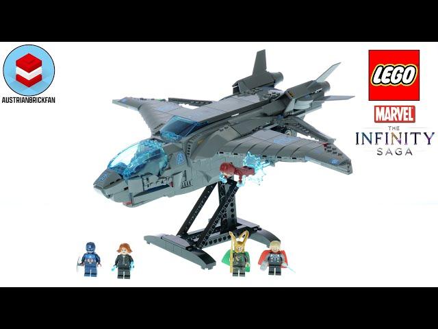 LEGO Marvel 76248 The Avengers Quinjet - LEGO Speed Build Review