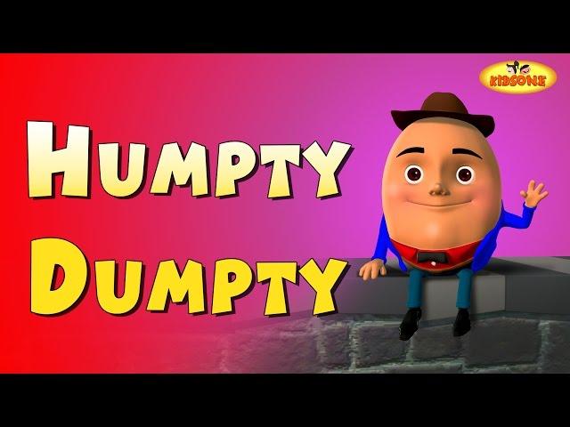 Humpty Dumpty 3D Animation English Rhymes For Children - KidsOne