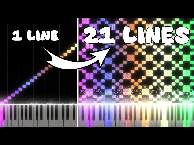 From 1 to 21 Lines