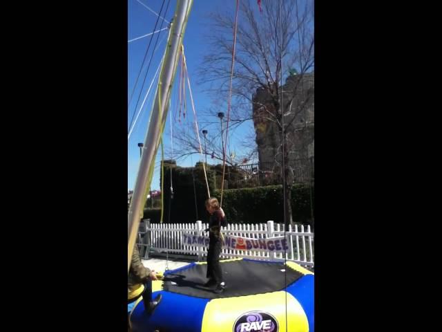 Finn on Bungee Trampoline